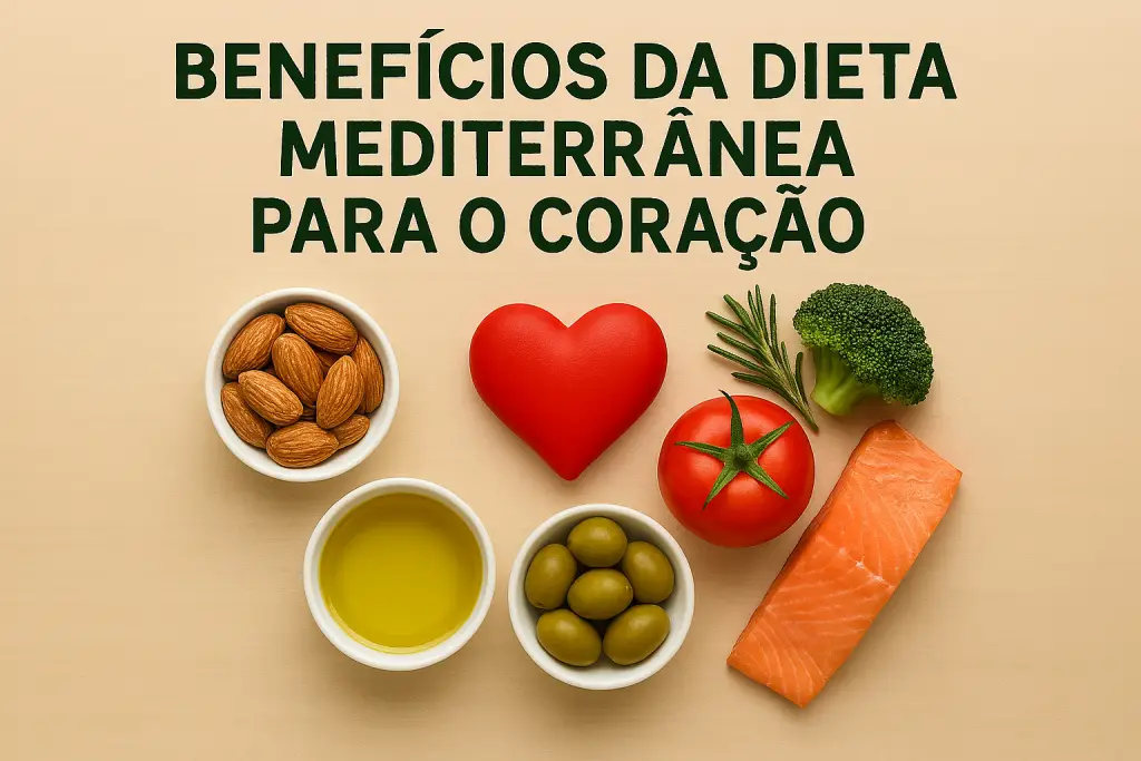 benefícios da dieta mediterrânea para o coração
