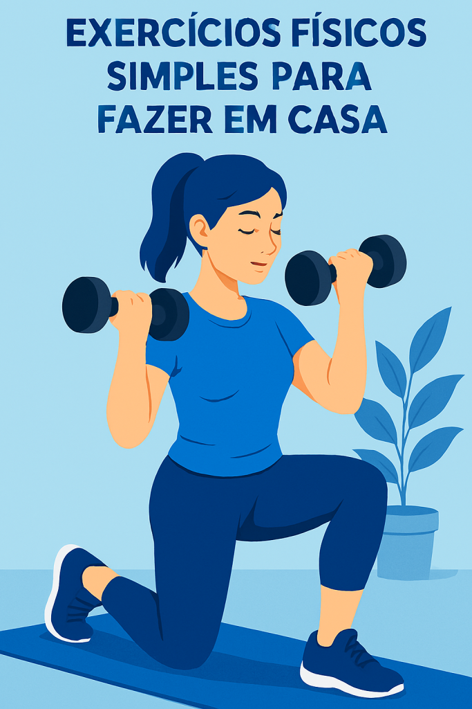 exercícios físicos simples para fazer em casa
